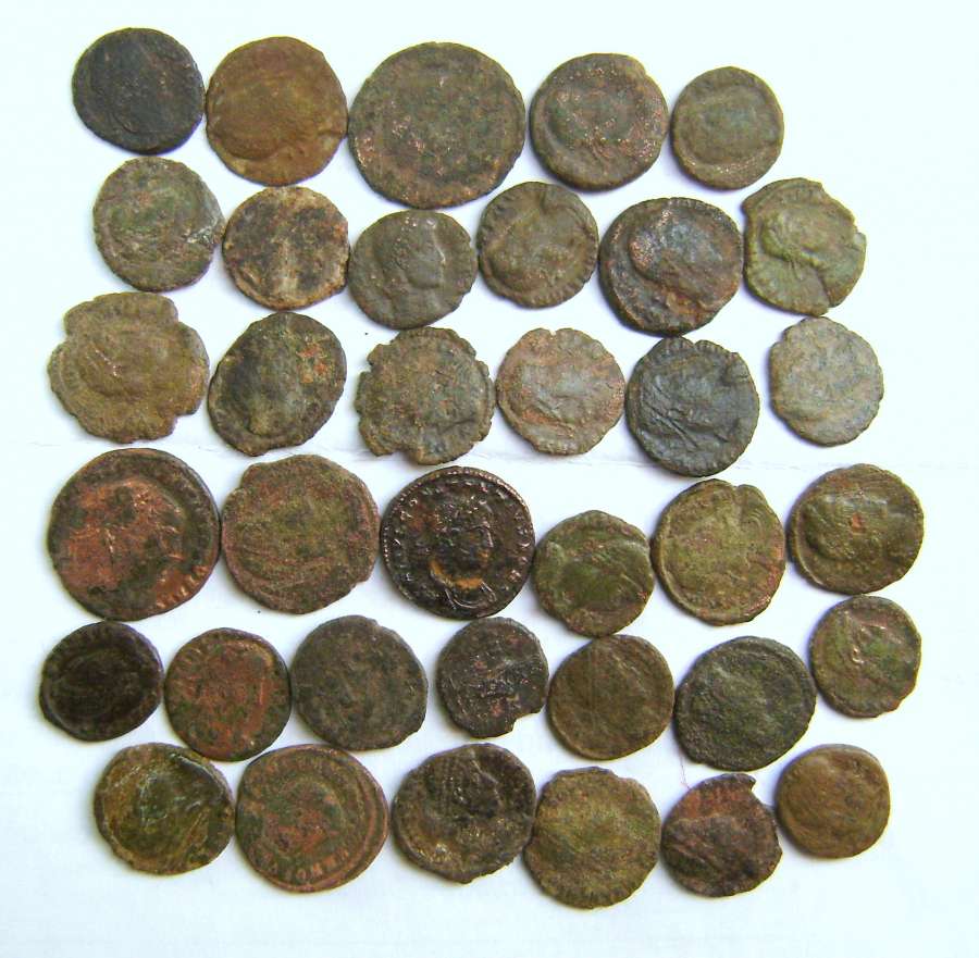 Uncleaned-Lot.36-Coins
