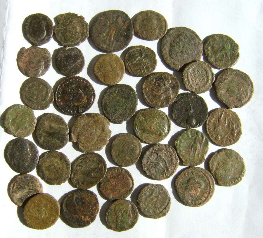 Uncleaned-Lot.36-Coins