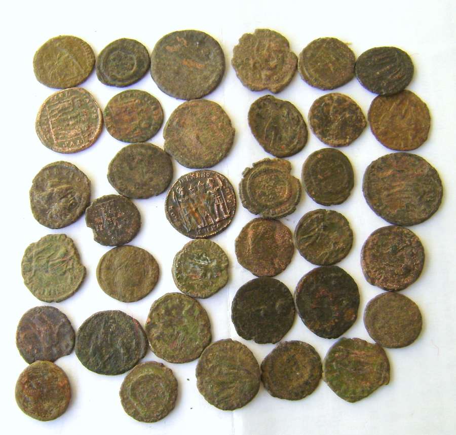 Uncleaned-Lot.36-Coins