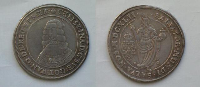 1647-Sweden-4-Mark-Queen-Christina