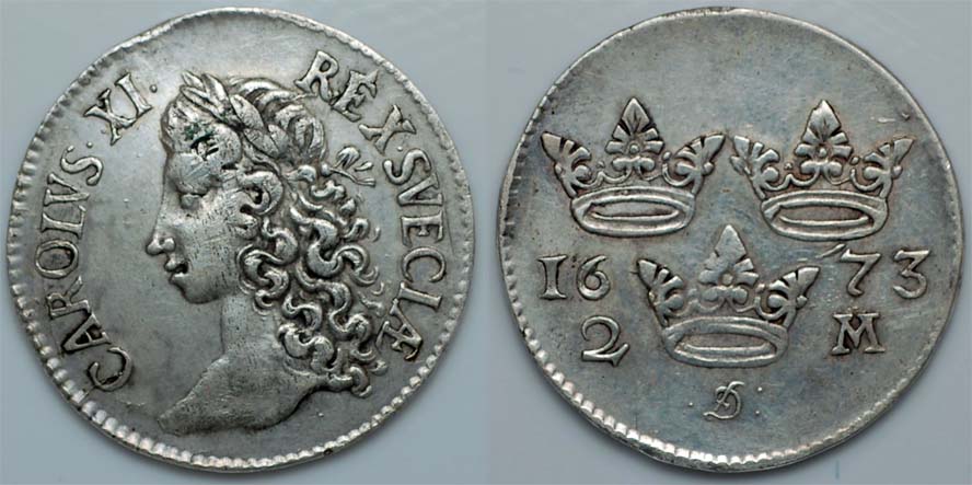 Charles-Xi-Of-Sweden---2-Marks