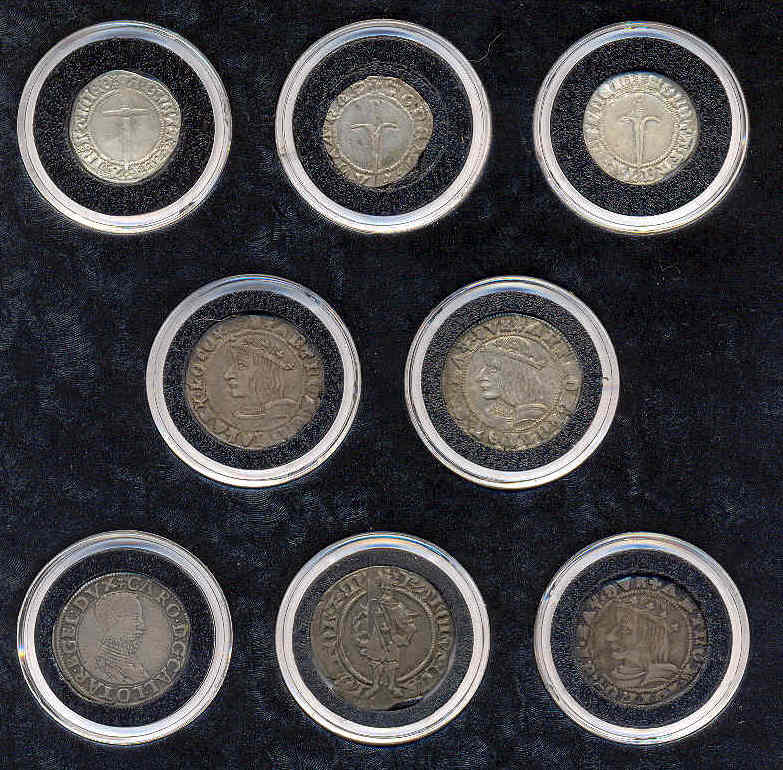French-Feudal-Silver-Coins---16th-Century-Lorraine