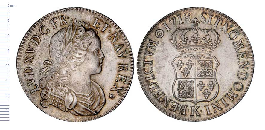 1718-K-France---King--Louis-Xv---