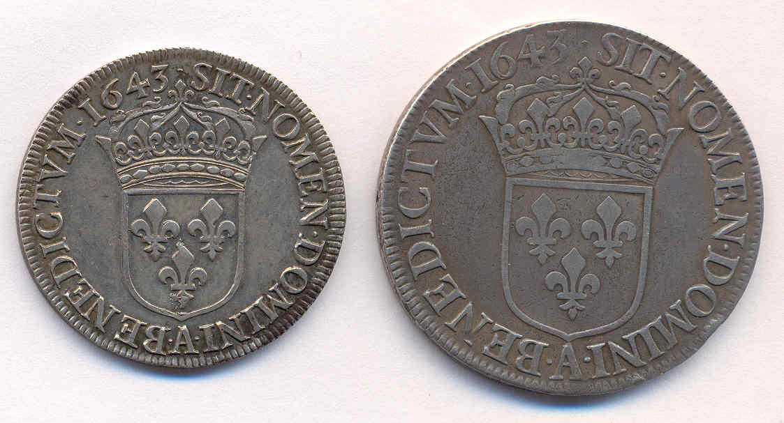 Adding-To-The-French-Ecu-Collection---A-1716-W-Louis-Xv