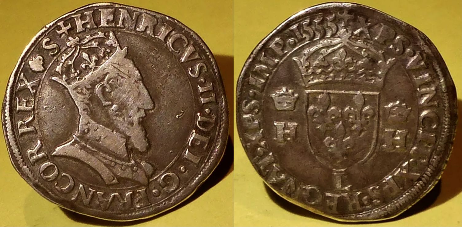 1555-L-Teston-Henry-II-Of-France