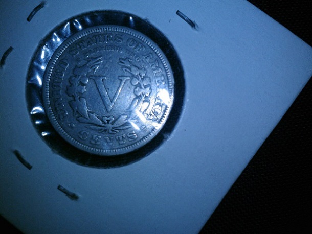 1910-V-Nickel,-Error-Or-Circulation-Damage?