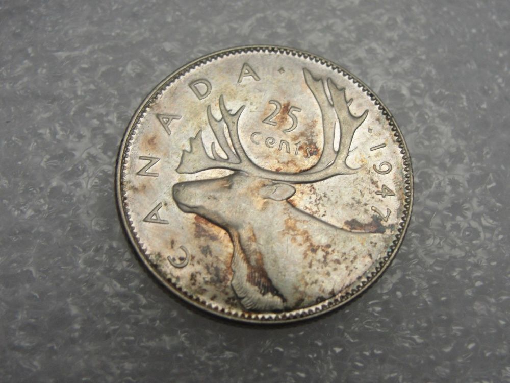 1947-25-Cents---Cleaned-Or-Not...?