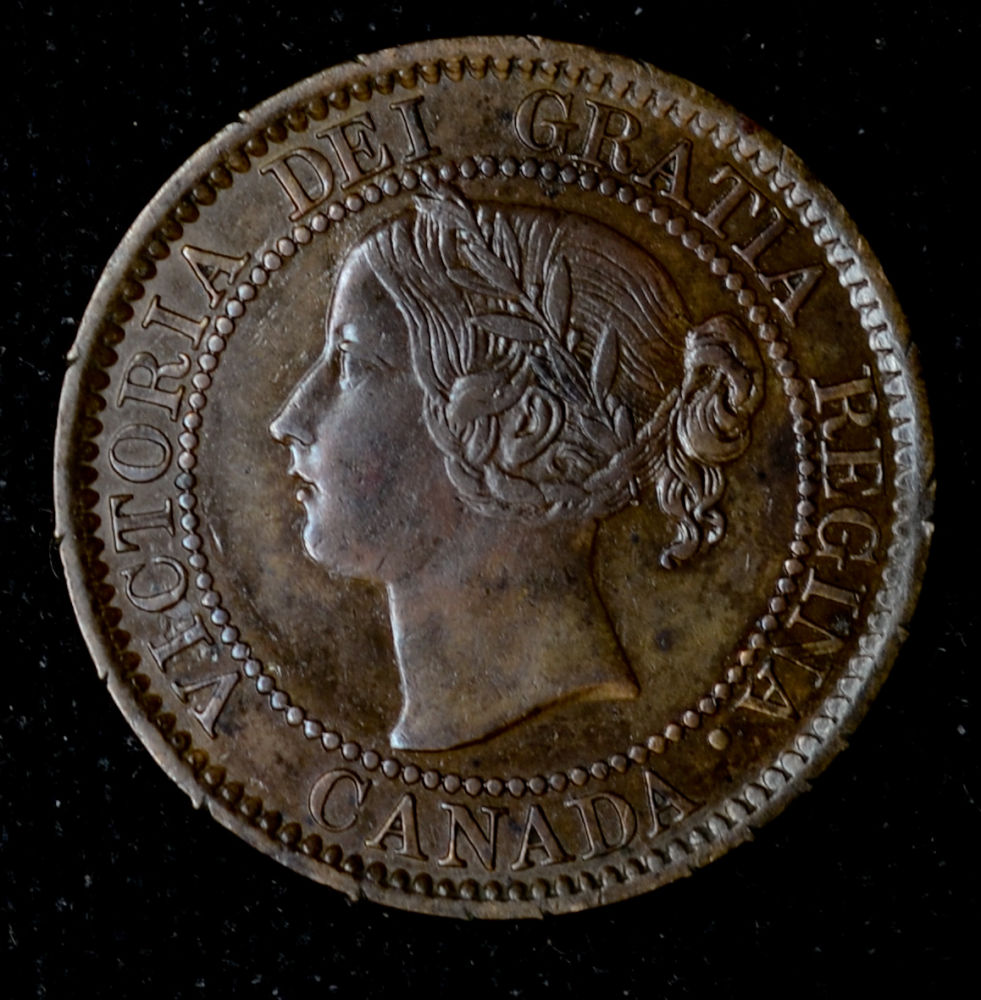 1858-Vicky-Cent-With-OBV-Chinese-Chop-Marks-Gradeable-?