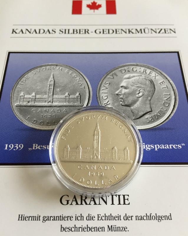 1939-Silver-Dollar-German-Issue/German-COA