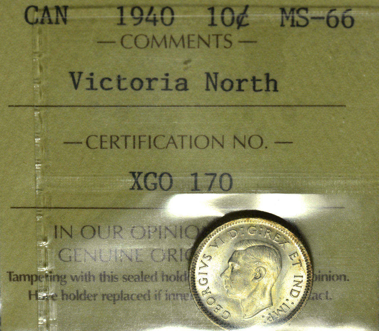 ICCS---MS-65-Or-MS-66-?---1950-Silver-Dollar-Victoria-North