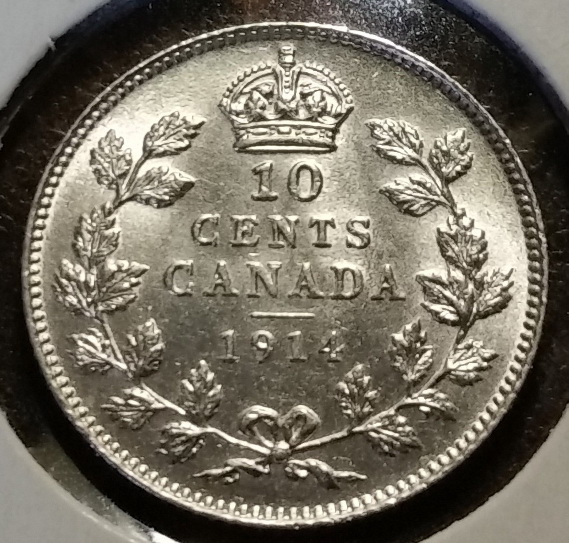 1914-10-Cents-Highly-Detailed-With-Lots-Of-Luster.