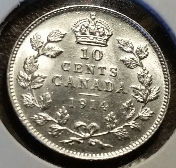 1914-10-Cents-Highly-Detailed-With-Lots-Of-Luster.