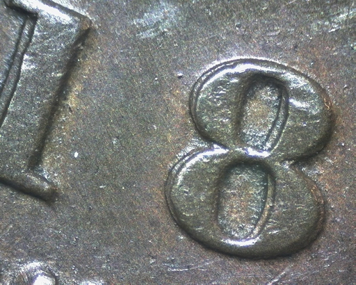 1857-Double-Die-One-Penny-Token---Triple-Struck-8-?