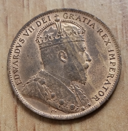 1909-NFLD-One-Cent-MS?---Br-Or-R/B