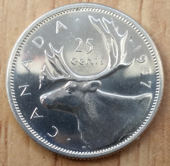 1957-25-Cents---Pl,-MS-Or-SP-?