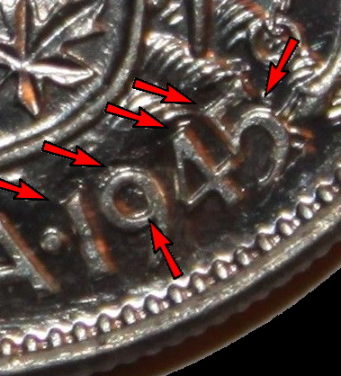 1945-Canada-Half---Is-There-A-'Recognized'-Near-&-Far-5-Variety-?