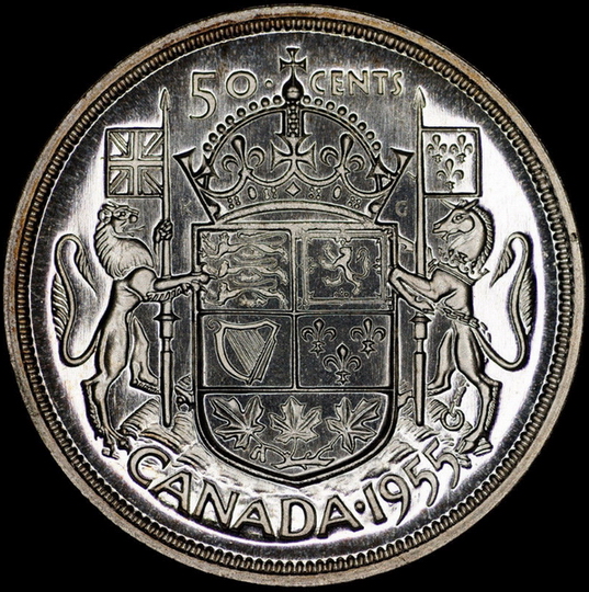 1955-50-Cent-Piece-...opinions-On-Grade-?