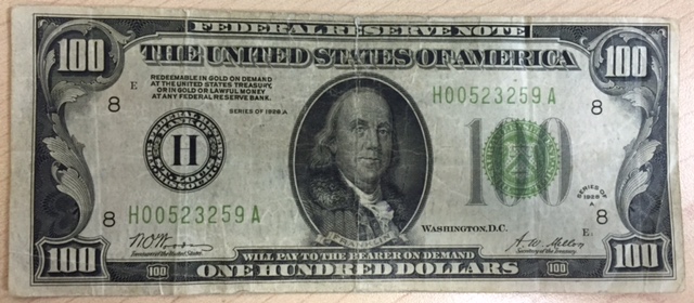 1928A-$100