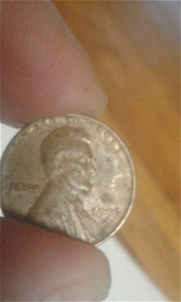 1956-Lincoln-Wheat-Penny-With-His-Shadow-?