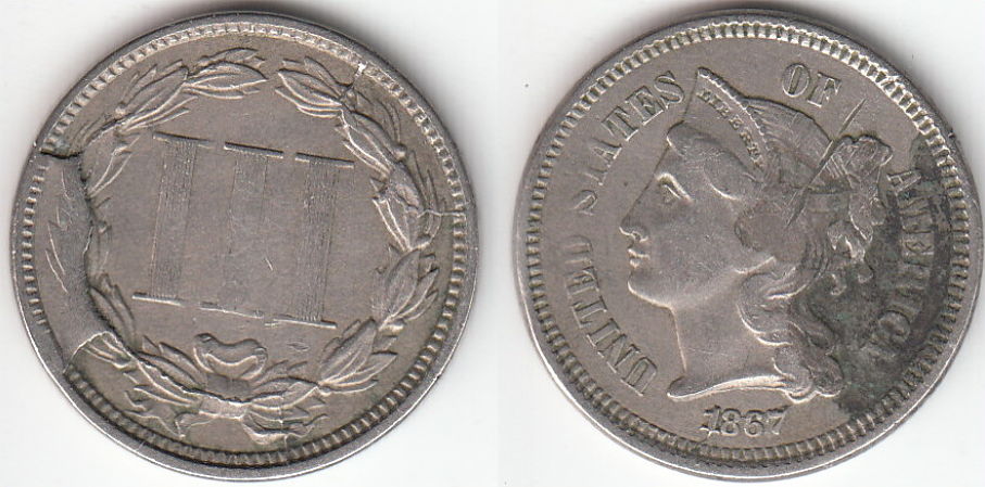 1867-3-Cent-Major-Errors
