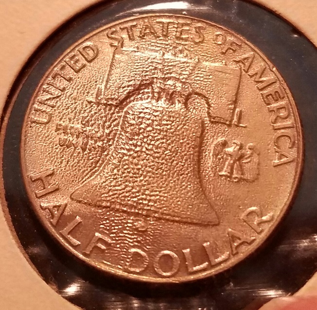 1953-Franklin-Half-Dollar---Ripples?--Is-This-A-Mint-Error?