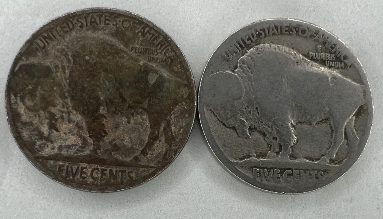 Odd-1937-Buffalo-Nickel-Copper-Colored