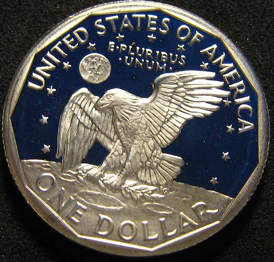 Nice-Looking-SBA-1979-S-Proof-.-Blue-Toning-:-
