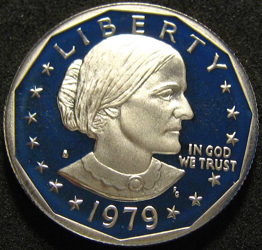 Nice-Looking-SBA-1979-S-Proof-.-Blue-Toning-:-