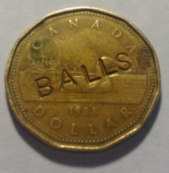 Loonie-Counterstamped