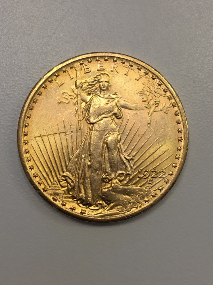 1922-Gold-Double-Eagle-For-Grading