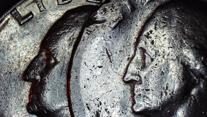 1965-Mangled-Quarter-Appears-To-Be-Of-Another-Metal.