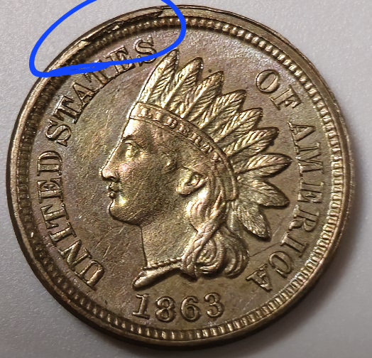 3-Indian-Head-Pennies-1863,-1906,-1907