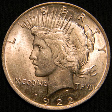 Three-1922-Peace-Dollars-For-Review