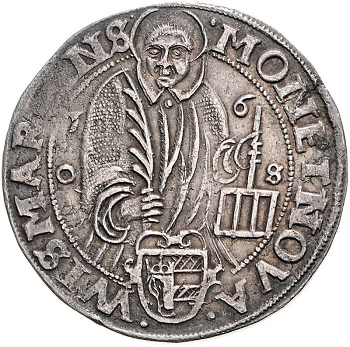 Found-In-A-Coin-Collection.-Larger-Than-A-Half-Dollar.-Id:-Likely-St.-Lawrence-Religious-Medal