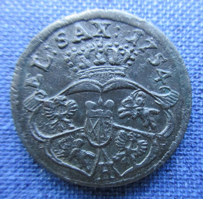 Poland-Copper-Groschen,-Gubin?-Mint-1754