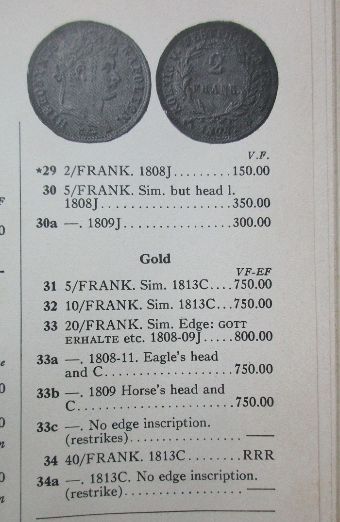 Catalog-On-Westphalia-Coins-Of-Hieronymus-Napoleon