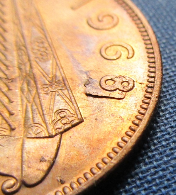 Ireland-1968-Penny-Lamination-Error?