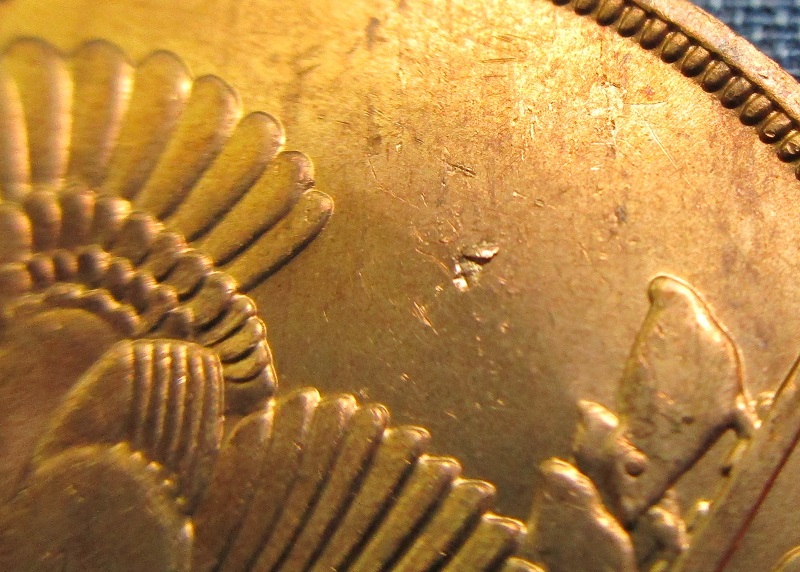 Ireland-1968-Penny-Lamination-Error?