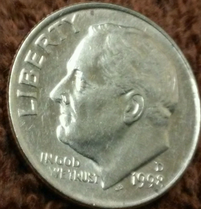 1998-Dime-A-Pig-Nose-Mark-Dont-Know-Correct-Term