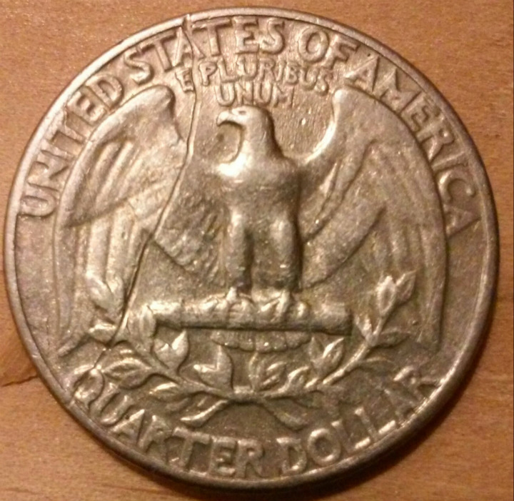 1967-Quarter-With-A-Strange-Line-On-Reverse