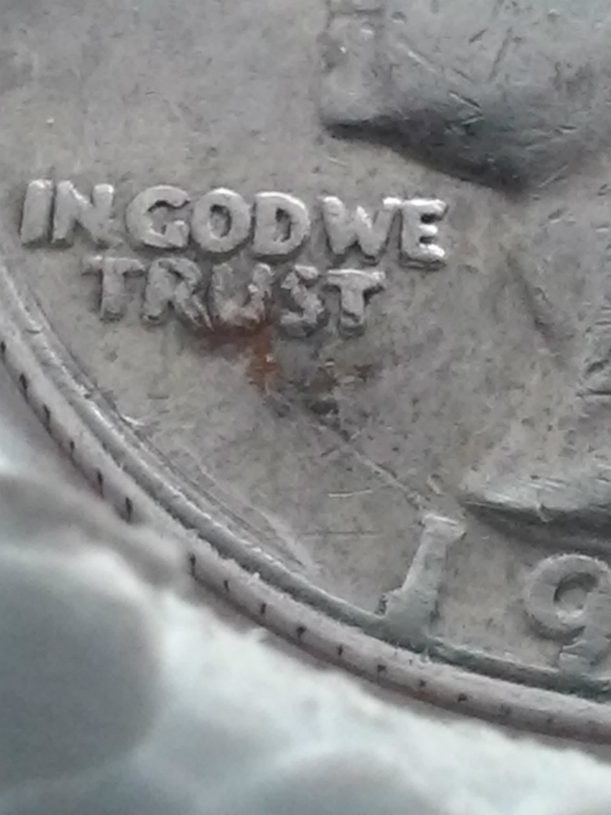 1967-Quarter-With-A-Strange-Line-On-Reverse