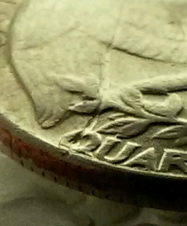 1967-Quarter-With-A-Strange-Line-On-Reverse