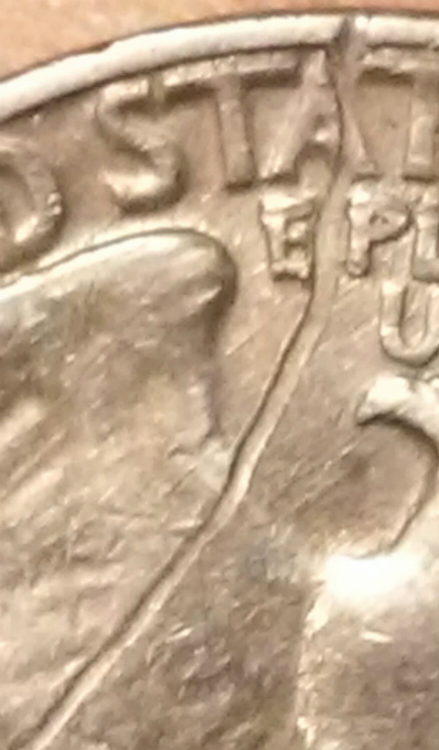1967-Quarter-With-A-Strange-Line-On-Reverse