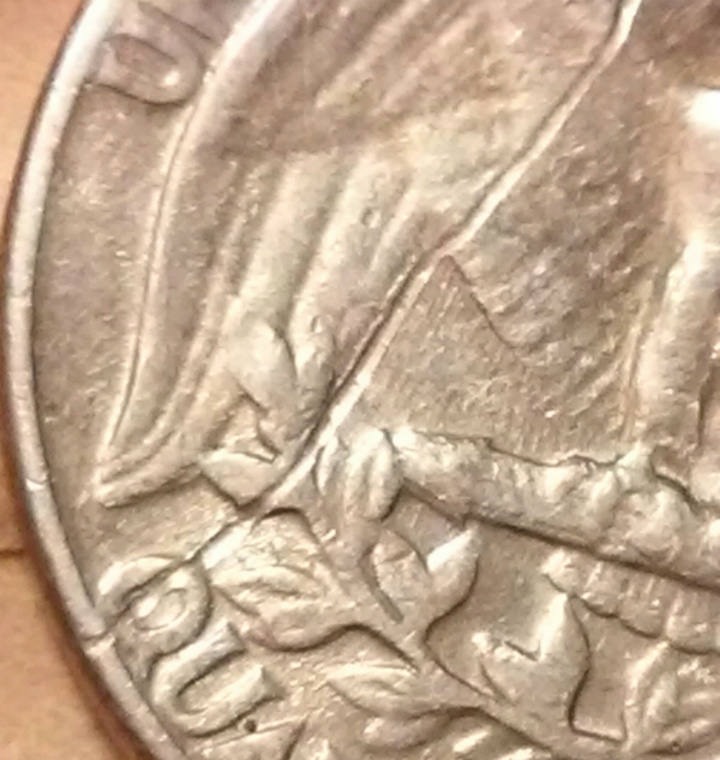 1967-Quarter-With-A-Strange-Line-On-Reverse