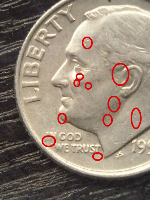 1990-Dime-Dots-In-Front-Line-Up-With-Reverse?