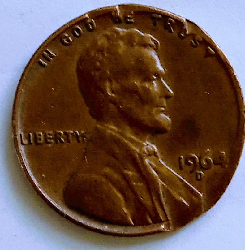 1964-D-Lincoln-Memorial-Cent-Possible-Rim-Error