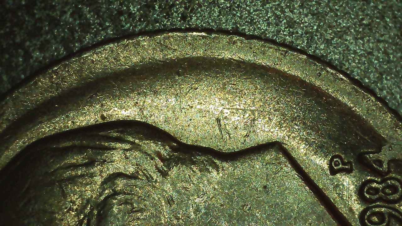 1984-D-Roosevelt-Dime-That-Is-Broadstruck-On-Obverse