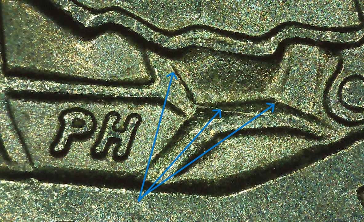 2019-P-Lowell---Ma-Quarter-With-Multiple-Cracks/Chips