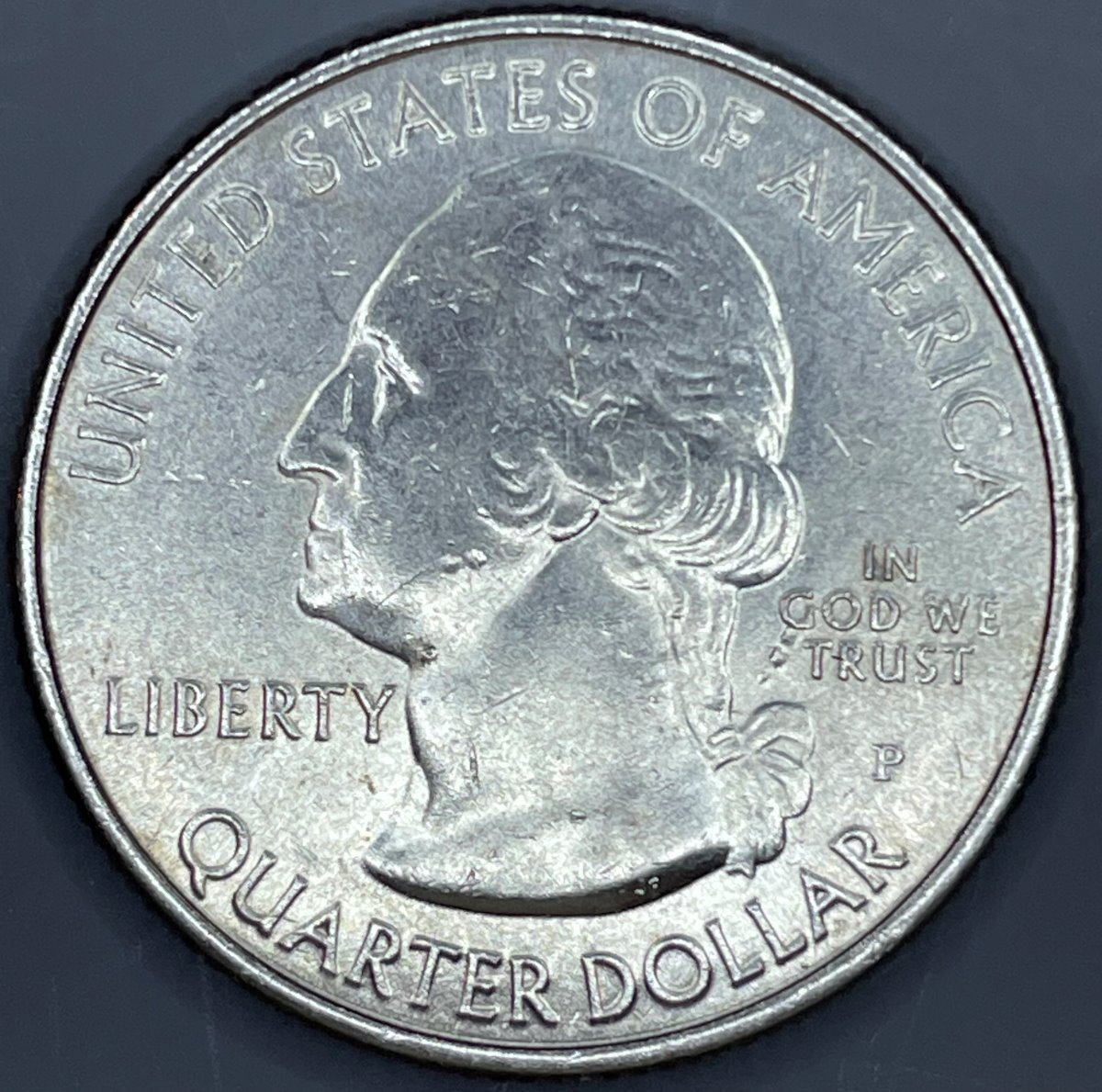 2019-P-Lowell---Ma-Quarter-With-Multiple-Cracks/Chips
