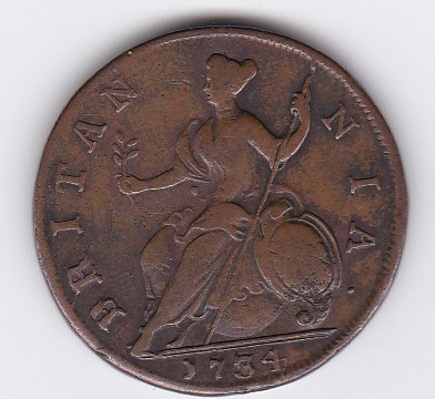 1734-Halfpenny
